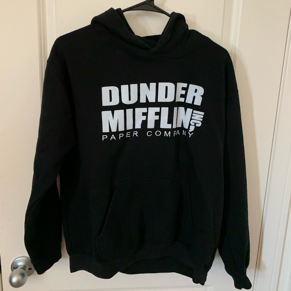 Black and White DUNDER MIFFLIN Hoodie